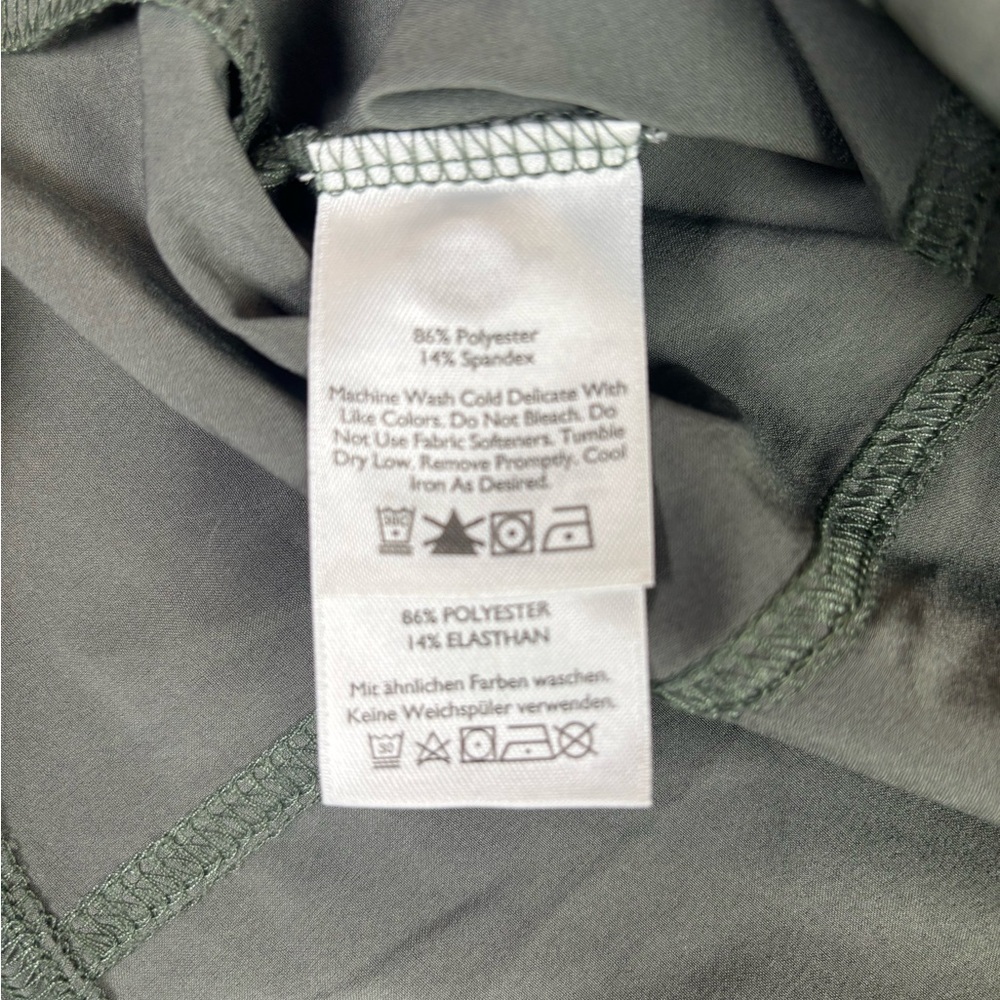 Eddie Bauer Women’s Stretch Button-Up Shirt – Sage Green – Size Small - Picture 4 of 7